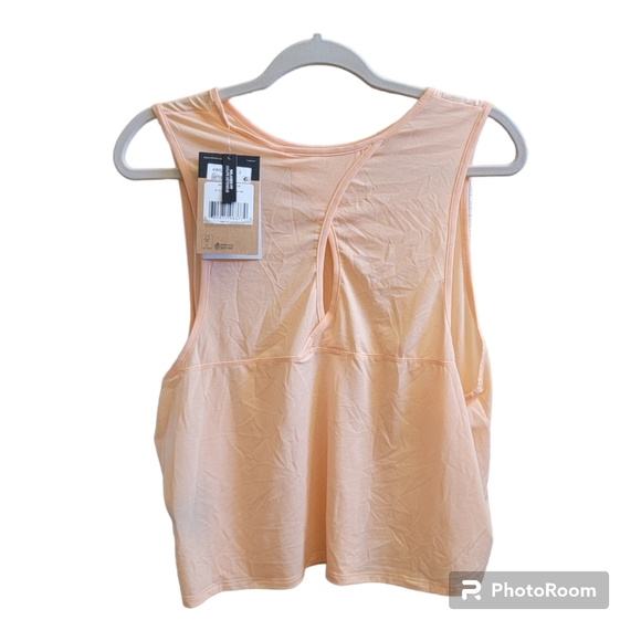 The North Face Womens Wander Crossback Cropped Tank Top Apricot Ice 1X NWT - Picture 2 of 10